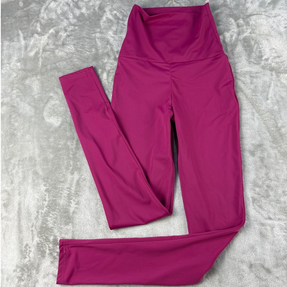 Balera Leggings Womens SA Magenta High Waisted Dance EUC